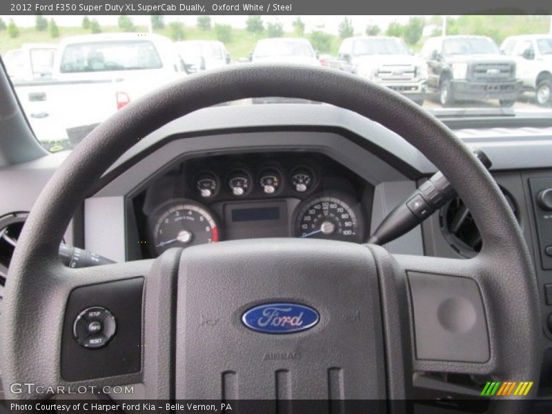 Oxford White / Steel 2012 Ford F350 Super Duty XL SuperCab Dually