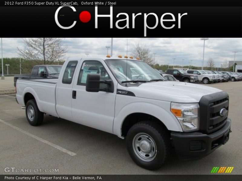 Oxford White / Steel 2012 Ford F350 Super Duty XL SuperCab