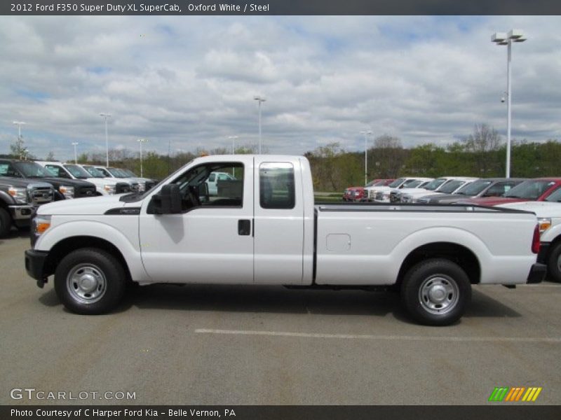 Oxford White / Steel 2012 Ford F350 Super Duty XL SuperCab