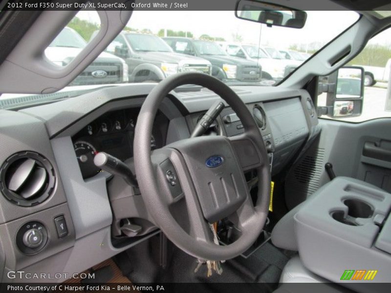 Oxford White / Steel 2012 Ford F350 Super Duty XL SuperCab
