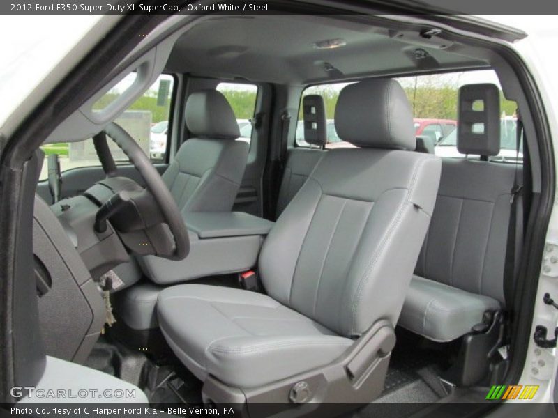  2012 F350 Super Duty XL SuperCab Steel Interior