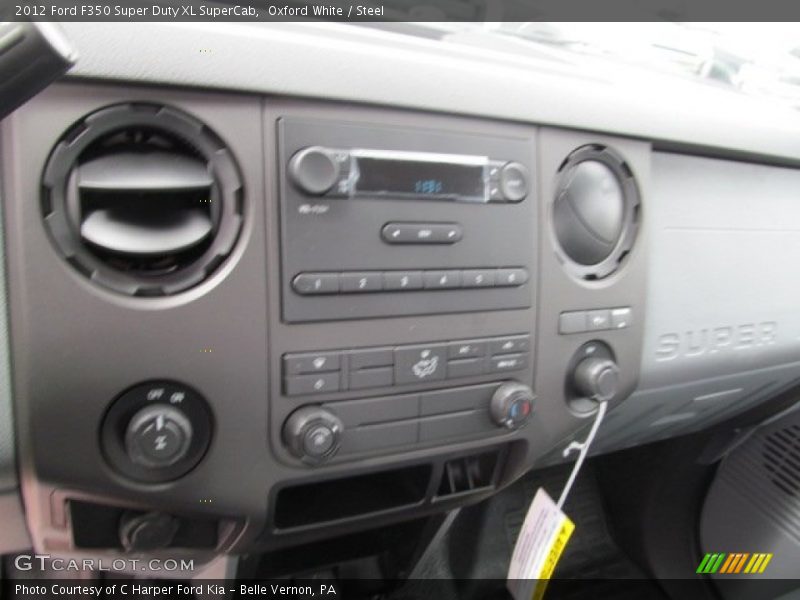 Oxford White / Steel 2012 Ford F350 Super Duty XL SuperCab