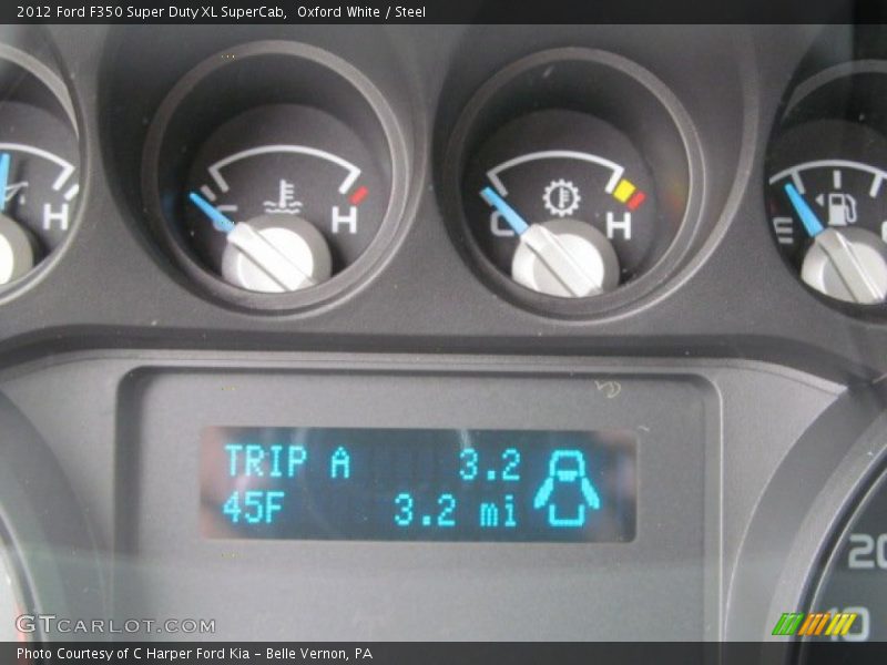 Oxford White / Steel 2012 Ford F350 Super Duty XL SuperCab