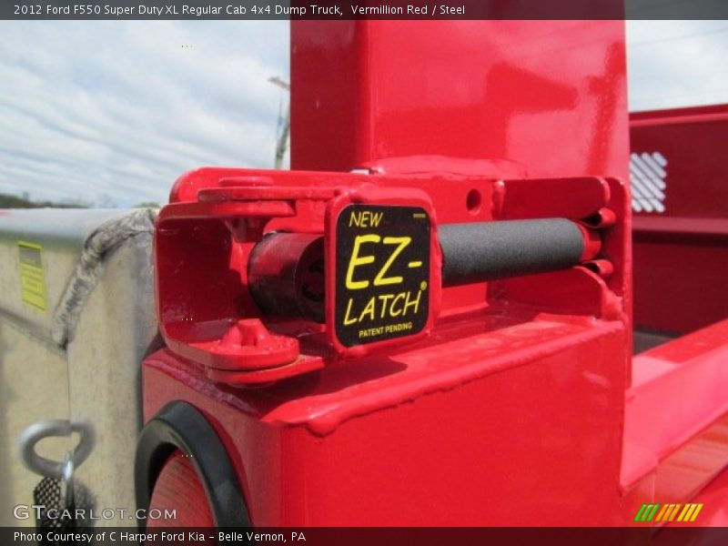 Vermillion Red / Steel 2012 Ford F550 Super Duty XL Regular Cab 4x4 Dump Truck