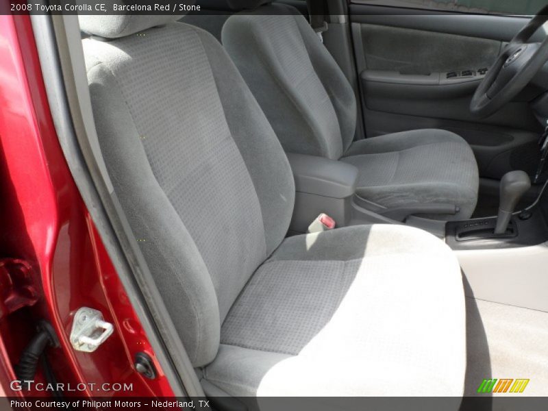 Barcelona Red / Stone 2008 Toyota Corolla CE