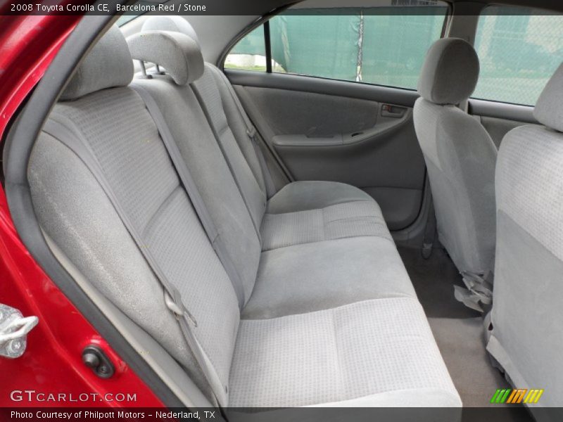 Barcelona Red / Stone 2008 Toyota Corolla CE