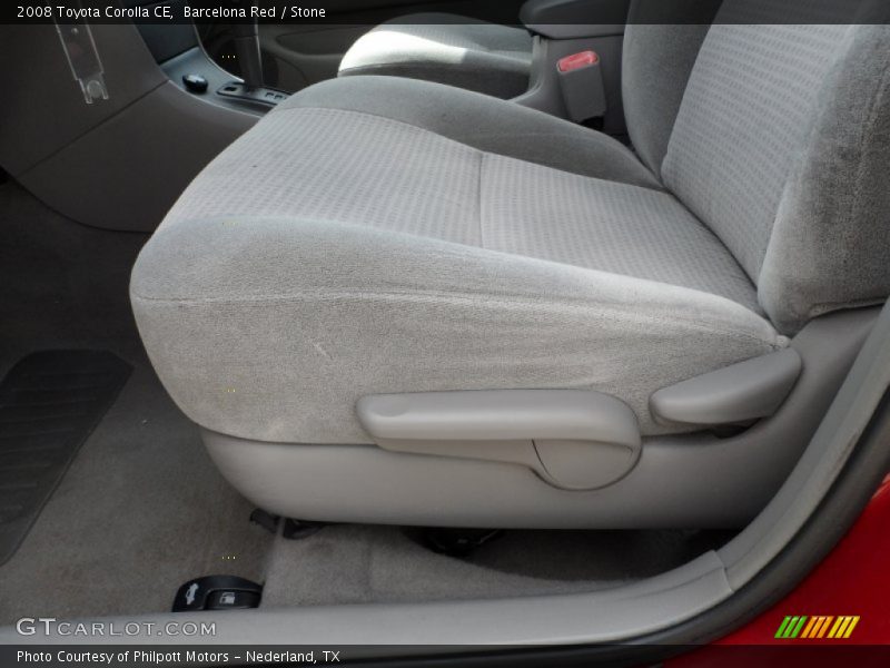 Barcelona Red / Stone 2008 Toyota Corolla CE