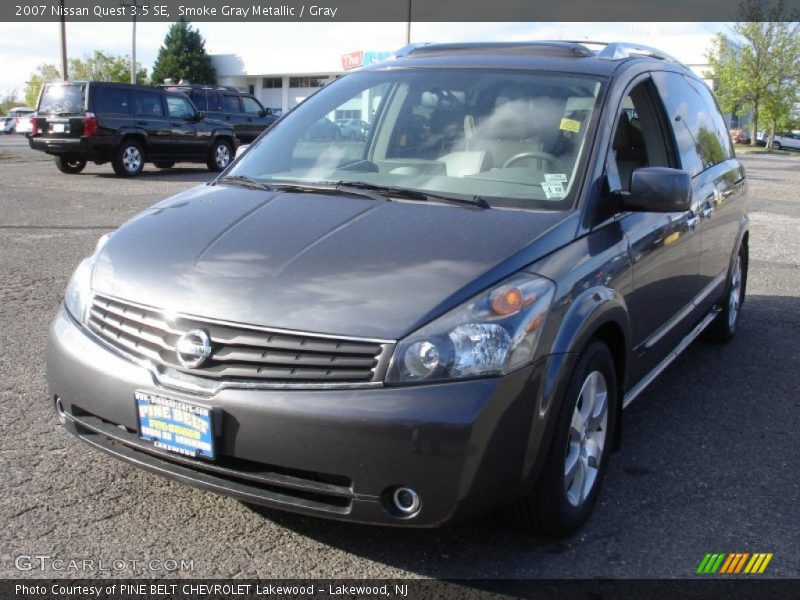 Smoke Gray Metallic / Gray 2007 Nissan Quest 3.5 SE