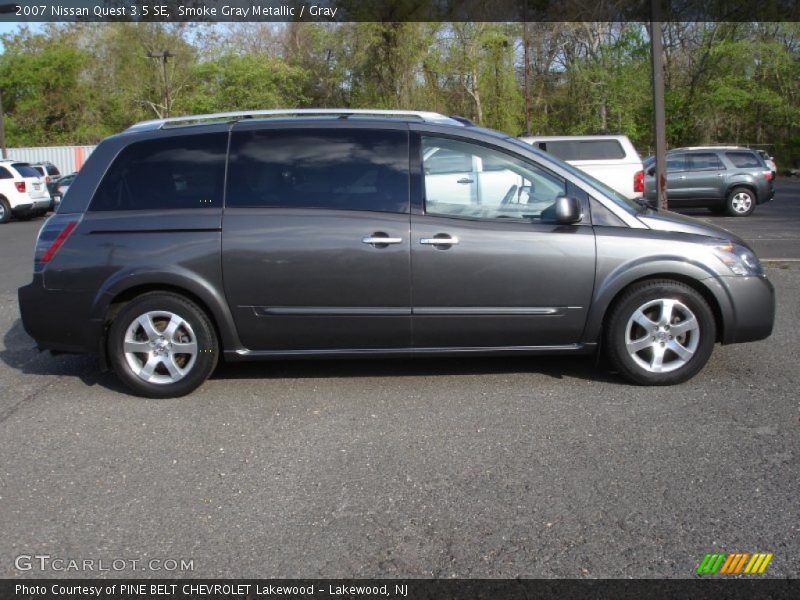 Smoke Gray Metallic / Gray 2007 Nissan Quest 3.5 SE