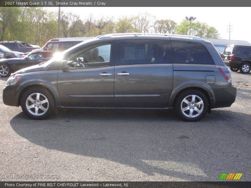 Smoke Gray Metallic / Gray 2007 Nissan Quest 3.5 SE