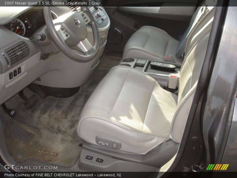 Smoke Gray Metallic / Gray 2007 Nissan Quest 3.5 SE