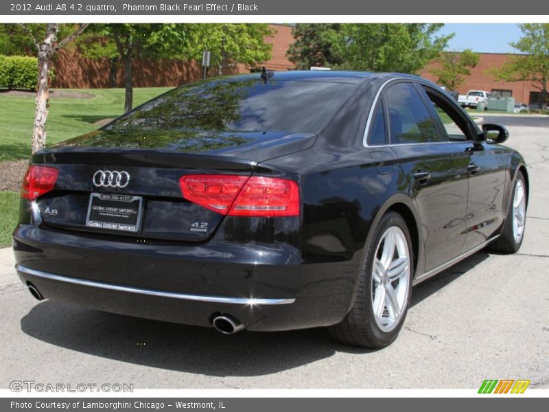 Phantom Black Pearl Effect / Black 2012 Audi A8 4.2 quattro