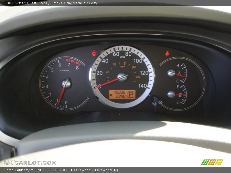 Smoke Gray Metallic / Gray 2007 Nissan Quest 3.5 SE