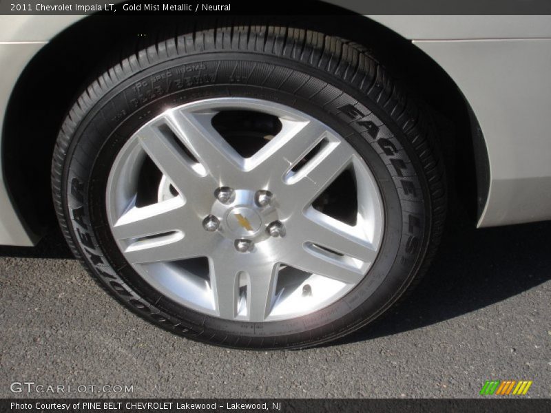 Gold Mist Metallic / Neutral 2011 Chevrolet Impala LT