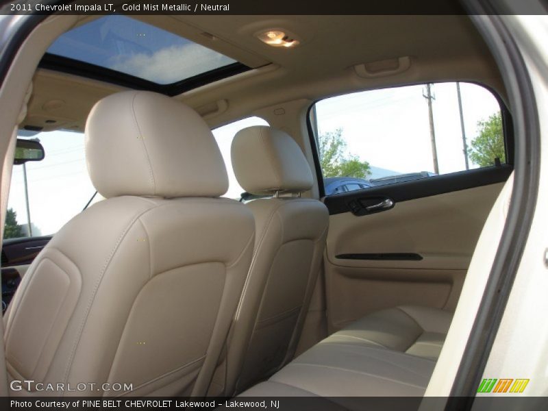 Gold Mist Metallic / Neutral 2011 Chevrolet Impala LT
