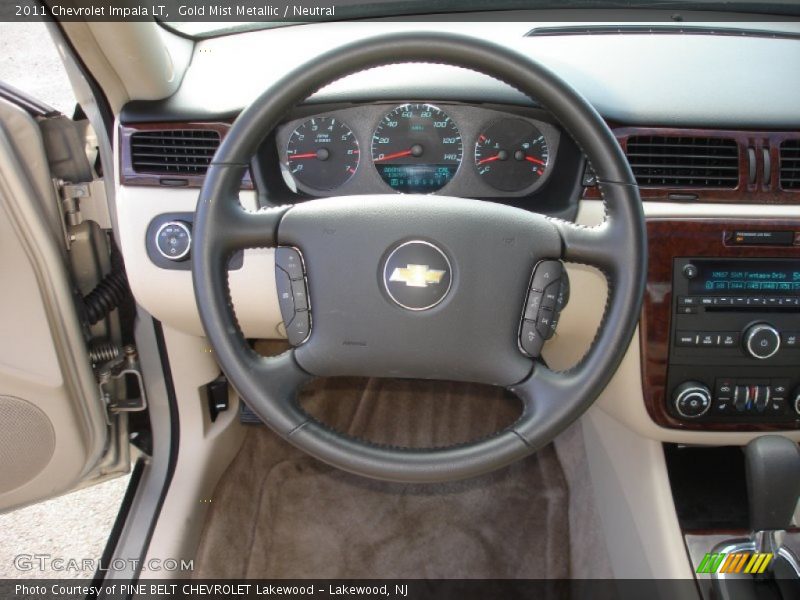 Gold Mist Metallic / Neutral 2011 Chevrolet Impala LT