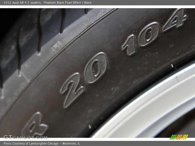 Phantom Black Pearl Effect / Black 2012 Audi A8 4.2 quattro