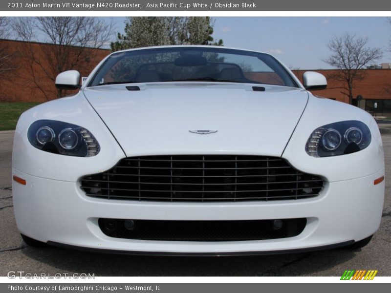  2011 V8 Vantage N420 Roadster Asia Pacific Cup White