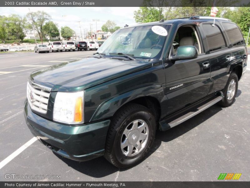 Green Envy / Shale 2003 Cadillac Escalade AWD