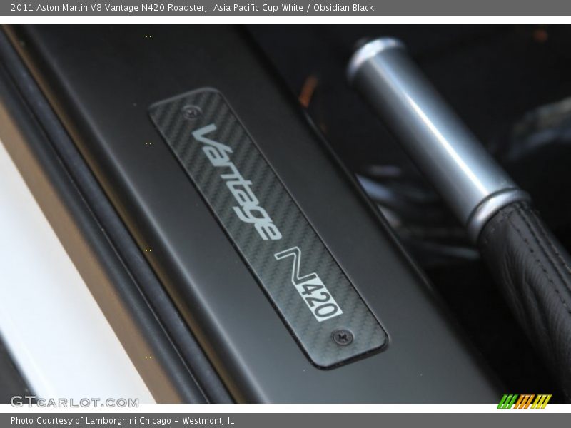 N420 doorsill - 2011 Aston Martin V8 Vantage N420 Roadster