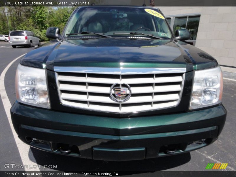 Green Envy / Shale 2003 Cadillac Escalade AWD