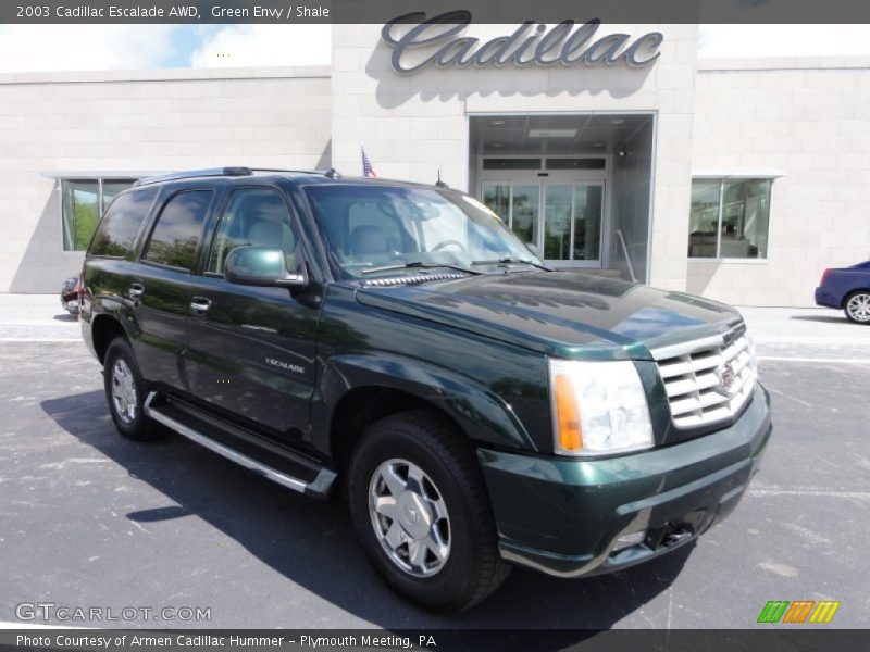 Green Envy / Shale 2003 Cadillac Escalade AWD