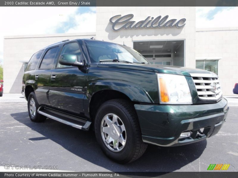 Green Envy / Shale 2003 Cadillac Escalade AWD