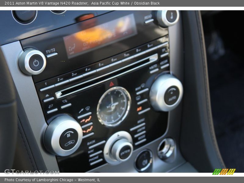 Controls of 2011 V8 Vantage N420 Roadster