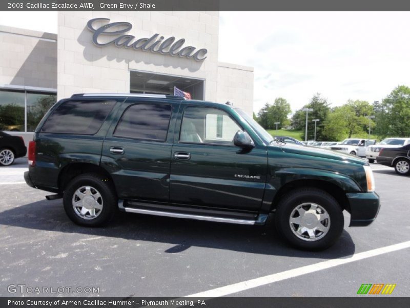 Green Envy / Shale 2003 Cadillac Escalade AWD
