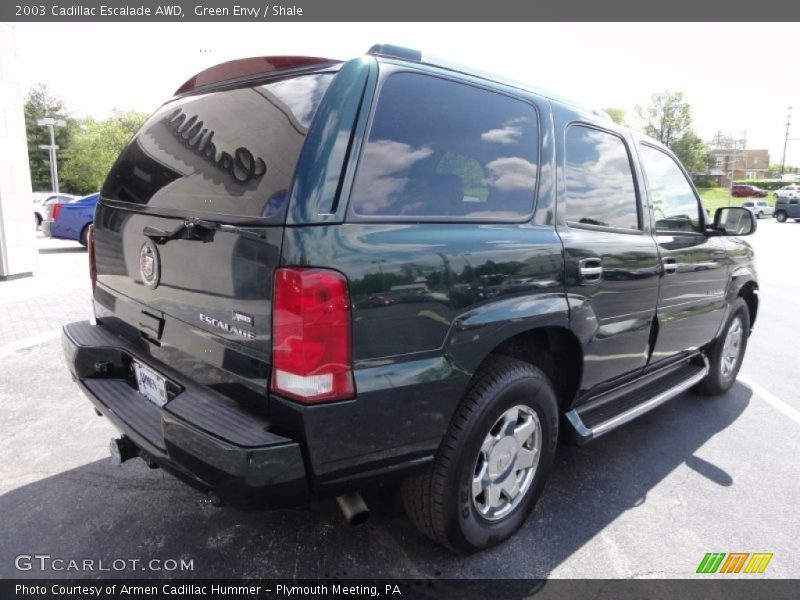 Green Envy / Shale 2003 Cadillac Escalade AWD