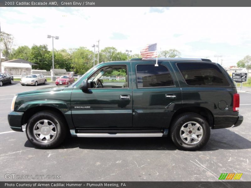 Green Envy / Shale 2003 Cadillac Escalade AWD