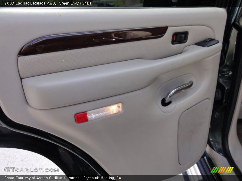 Green Envy / Shale 2003 Cadillac Escalade AWD