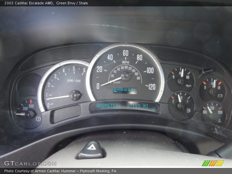 Green Envy / Shale 2003 Cadillac Escalade AWD