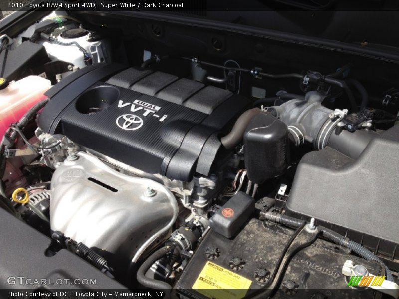 Super White / Dark Charcoal 2010 Toyota RAV4 Sport 4WD