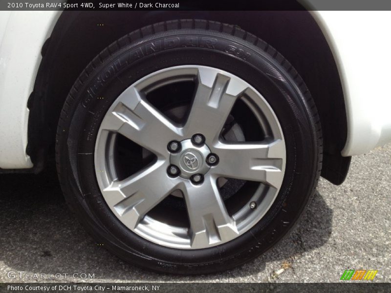 Super White / Dark Charcoal 2010 Toyota RAV4 Sport 4WD