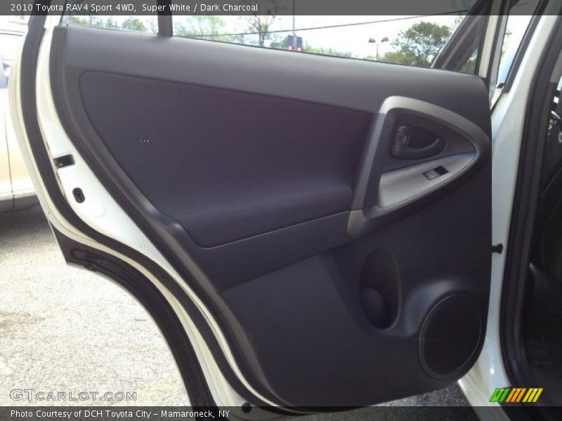 Super White / Dark Charcoal 2010 Toyota RAV4 Sport 4WD