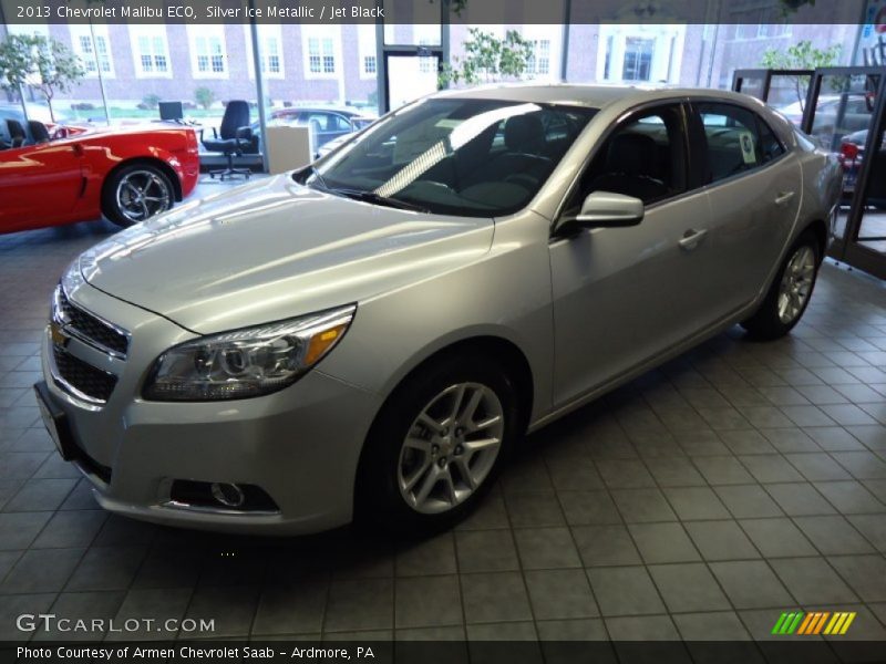 Silver Ice Metallic / Jet Black 2013 Chevrolet Malibu ECO