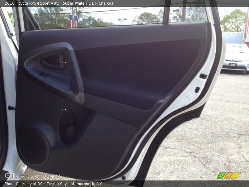 Super White / Dark Charcoal 2010 Toyota RAV4 Sport 4WD