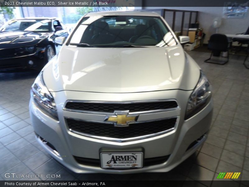 Silver Ice Metallic / Jet Black 2013 Chevrolet Malibu ECO