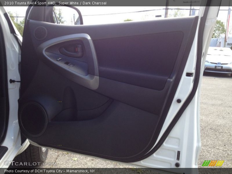 Super White / Dark Charcoal 2010 Toyota RAV4 Sport 4WD