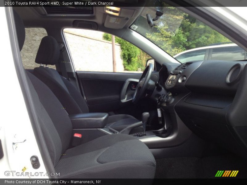 Super White / Dark Charcoal 2010 Toyota RAV4 Sport 4WD