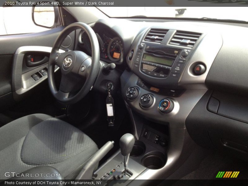 Super White / Dark Charcoal 2010 Toyota RAV4 Sport 4WD