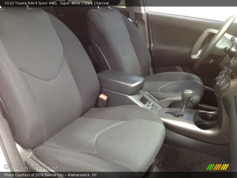 Super White / Dark Charcoal 2010 Toyota RAV4 Sport 4WD