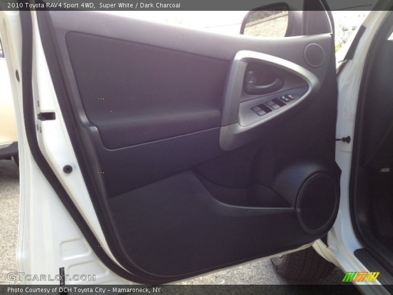 Super White / Dark Charcoal 2010 Toyota RAV4 Sport 4WD