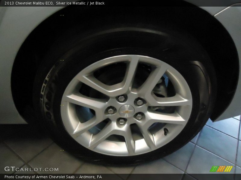 Silver Ice Metallic / Jet Black 2013 Chevrolet Malibu ECO