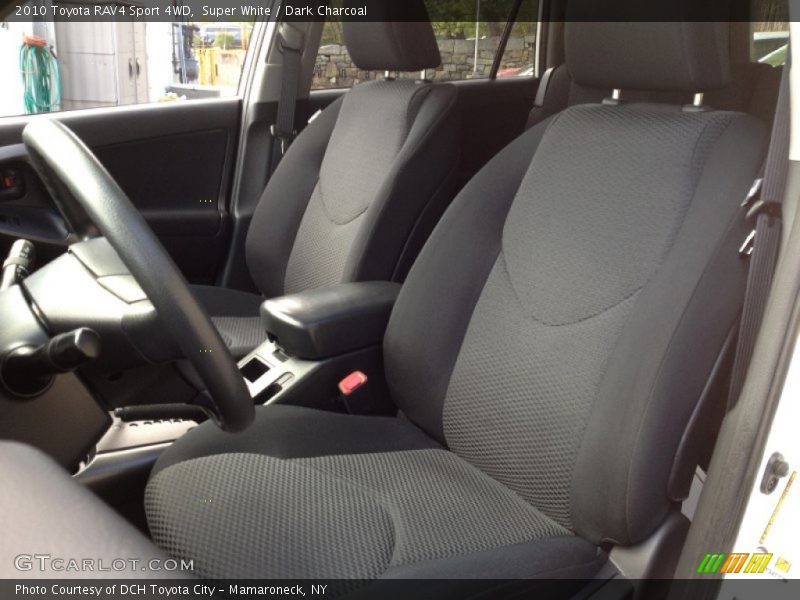 Super White / Dark Charcoal 2010 Toyota RAV4 Sport 4WD