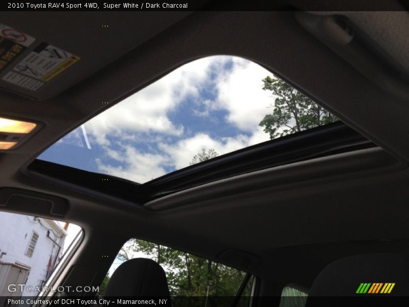 Super White / Dark Charcoal 2010 Toyota RAV4 Sport 4WD