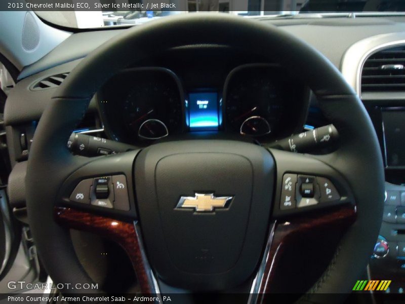 Silver Ice Metallic / Jet Black 2013 Chevrolet Malibu ECO