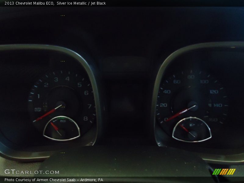 Silver Ice Metallic / Jet Black 2013 Chevrolet Malibu ECO