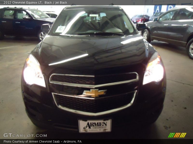 Black / Jet Black 2012 Chevrolet Equinox LT